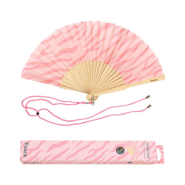 Abanico Animal Print Rosa