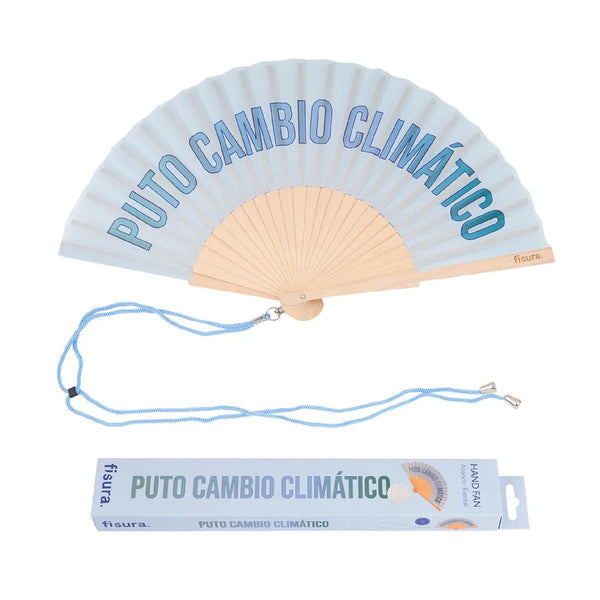 Abanico "Puto Cambio Climatico"