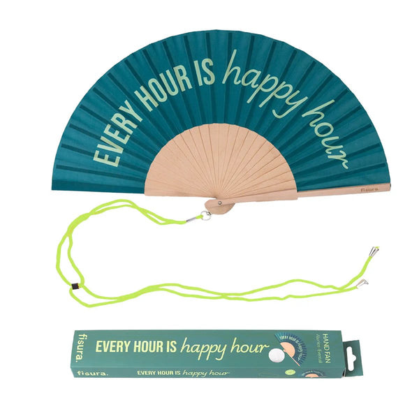 Abanico "Every Hour is happy hour"