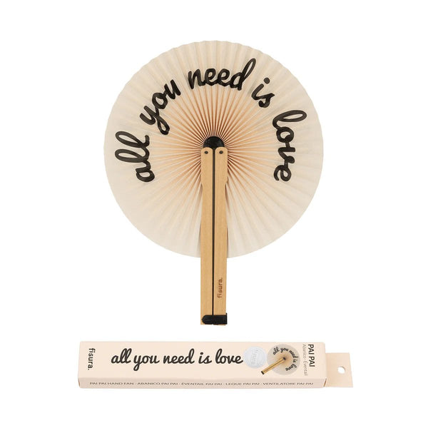 Abanico Pai Pai "All you need is love" (PREVENTA)