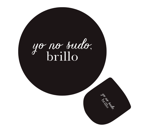 Abanico Plegable "Yo no sudo, brillo"