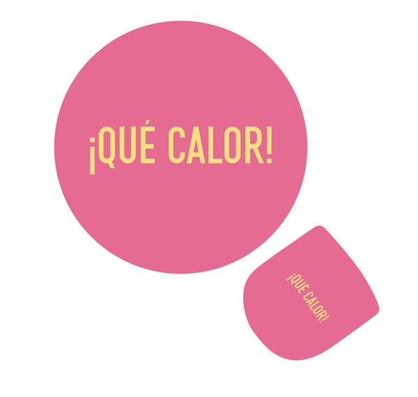 Abanico Plegable "Qué Calor"