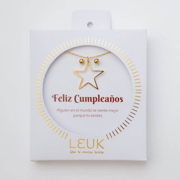 Cajita Collar Feliz Cumpleaños