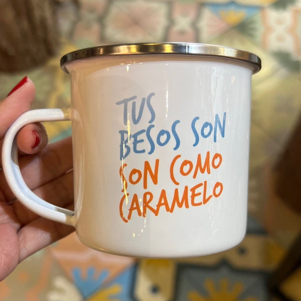 Pocillo Peltre Besos