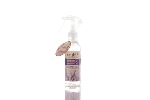 Perfume de Ambiente y Lenceria Lavanda y Lima 120 ml